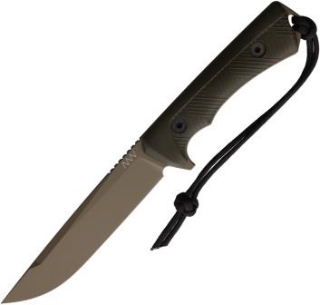 ANVP300061 Acta Non Verba P300 Fixed Blade Knife Coyote Brown/OD Green